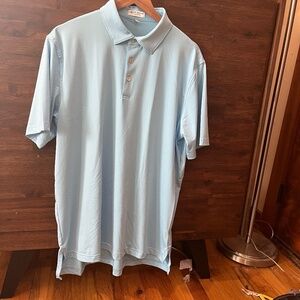 Peter Millar Summer Comfort Polo - Light Blue (L)